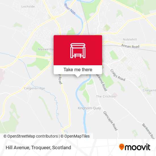 Hill Avenue, Troqueer map