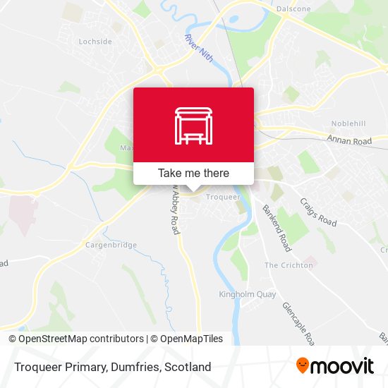 Troqueer Primary, Dumfries map