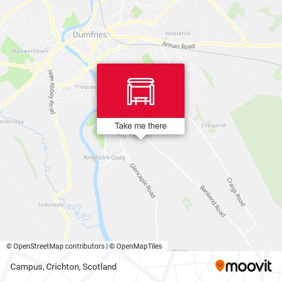 Campus, Crichton map