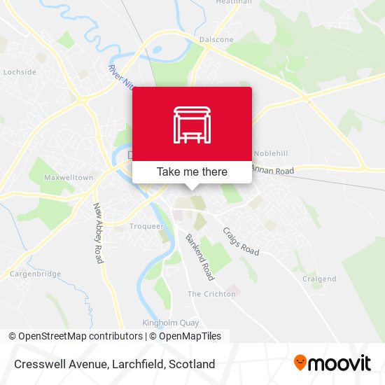 Cresswell Avenue, Larchfield map
