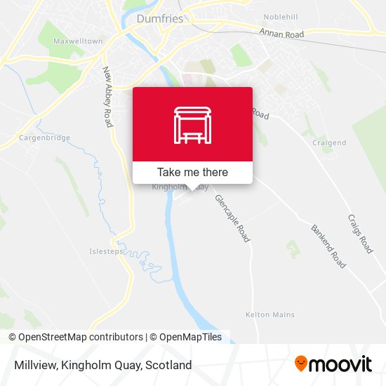 Millview, Kingholm Quay map