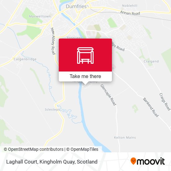 Laghall Court, Kingholm Quay map