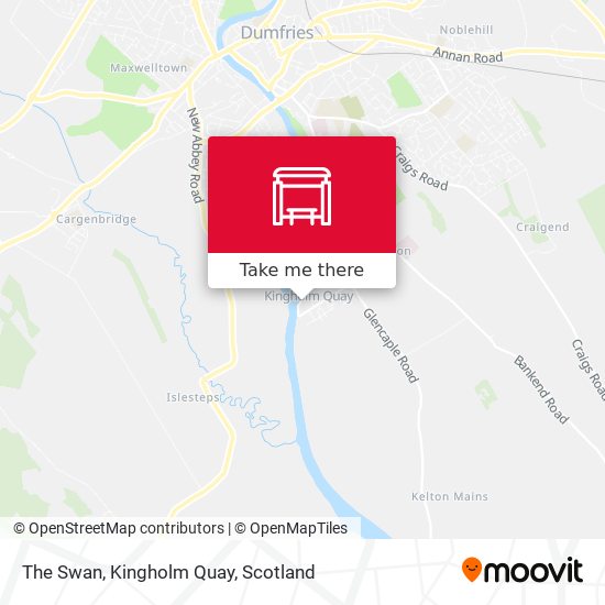 The Swan, Kingholm Quay map