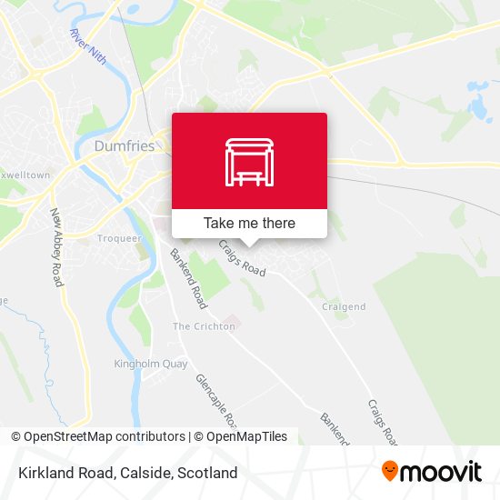 Kirkland Road, Calside map