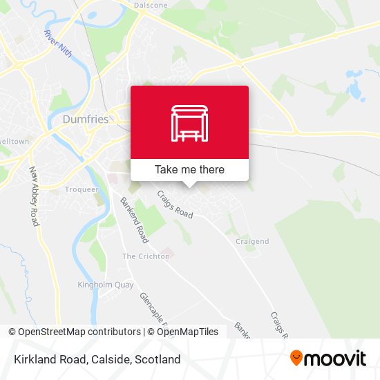 Kirkland Road, Calside map
