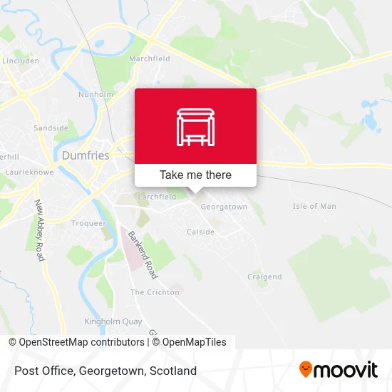 Post Office, Georgetown map