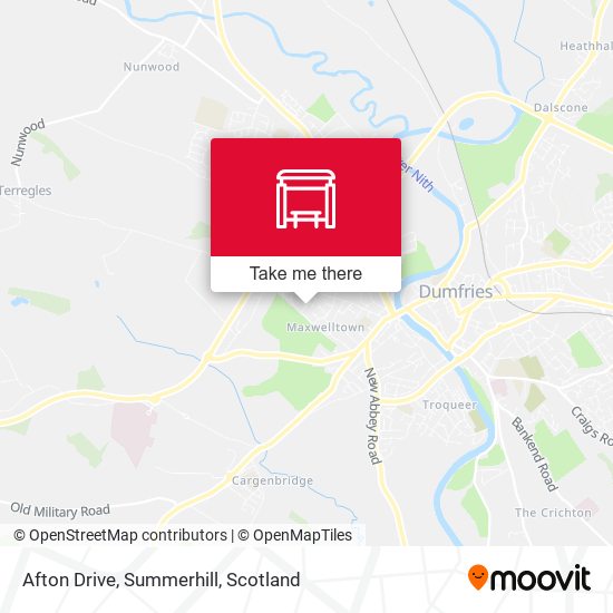 Afton Drive, Summerhill map