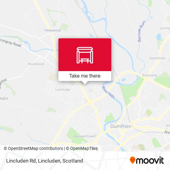 Lincluden Rd, Lincluden map
