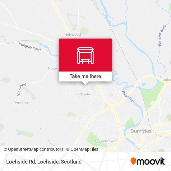 Lochside Rd, Lochside map