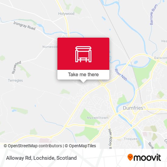 Alloway Rd, Lochside map