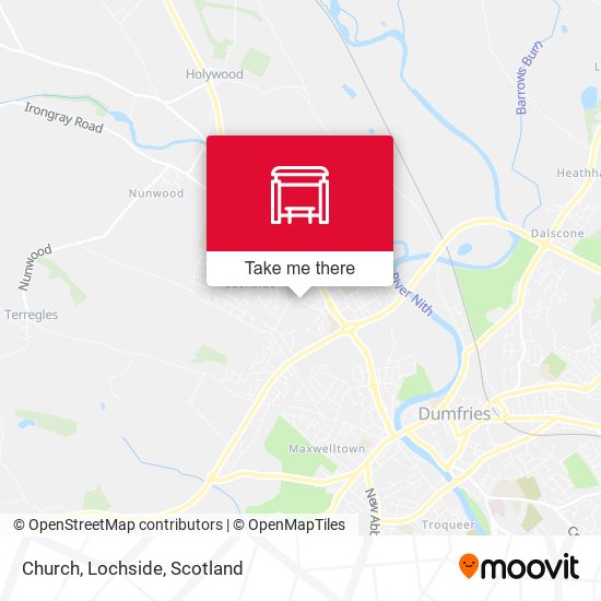 Church, Lochside map