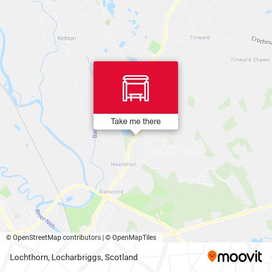Lochthorn, Locharbriggs map
