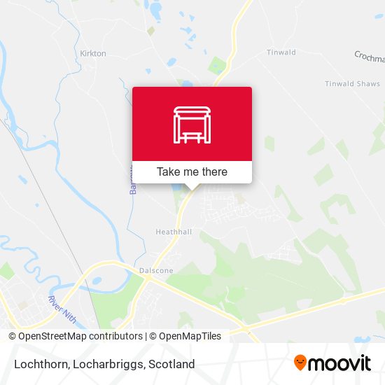 Lochthorn, Locharbriggs map