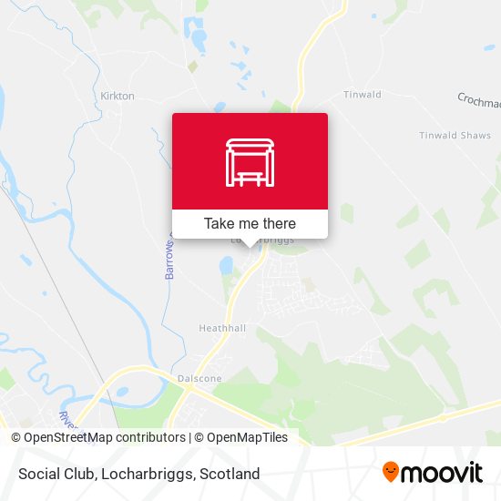 Social Club, Locharbriggs map