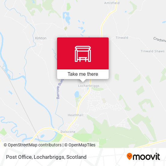 Post Office, Locharbriggs map