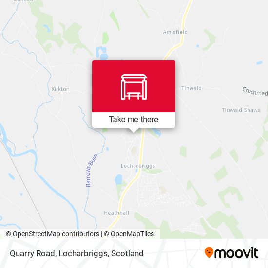 Quarry Road, Locharbriggs map