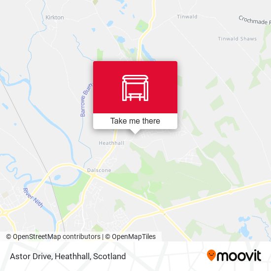 Astor Drive, Heathhall map