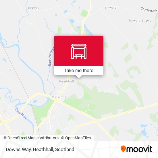 Downs Way, Heathhall map
