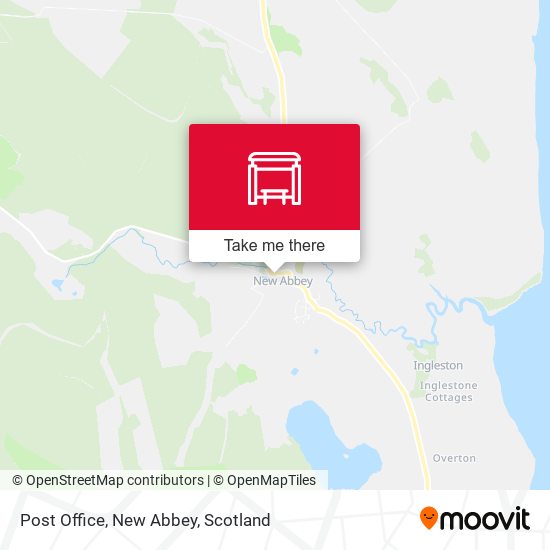 Post Office, New Abbey map