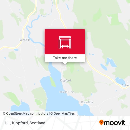Hill, Kippford map