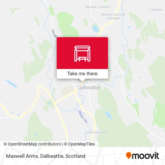Maxwell Arms, Dalbeattie map