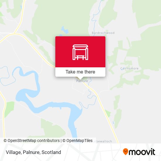 Village, Palnure map