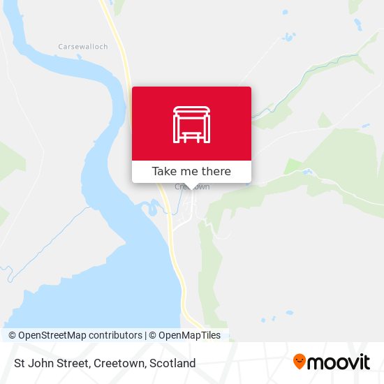 St John Street, Creetown map