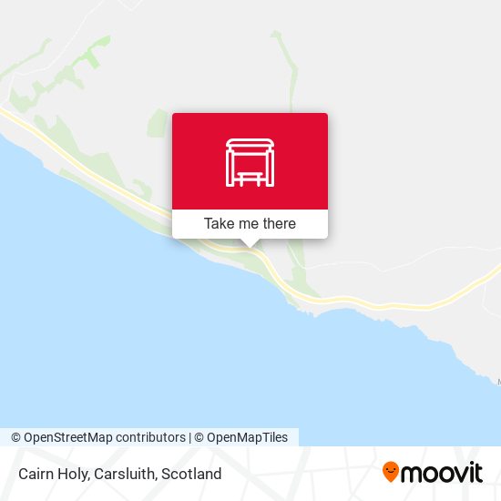 Cairn Holy, Carsluith map