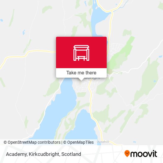 Academy, Kirkcudbright map