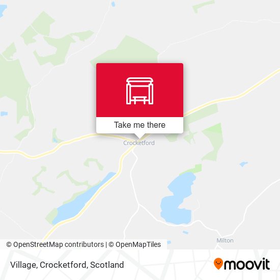 Village, Crocketford map