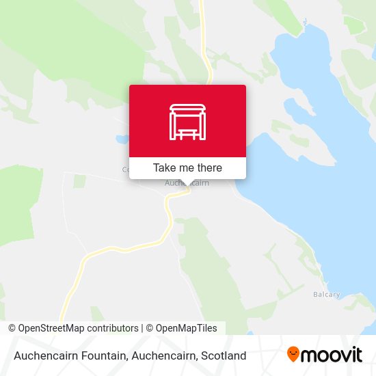Auchencairn Fountain, Auchencairn map