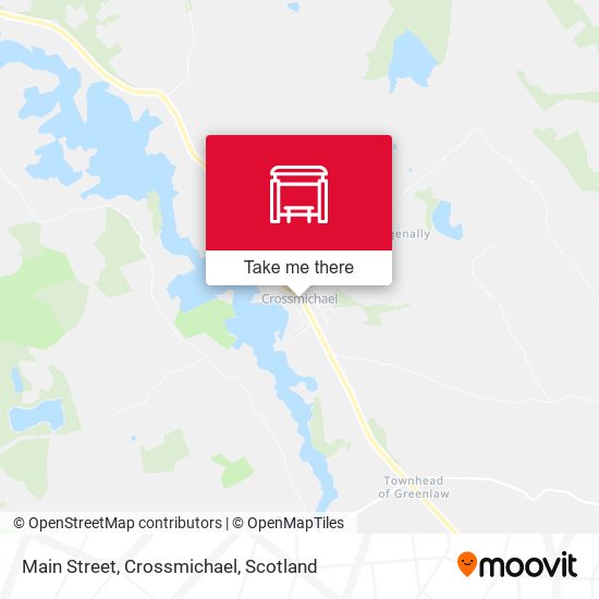 Main Street, Crossmichael map