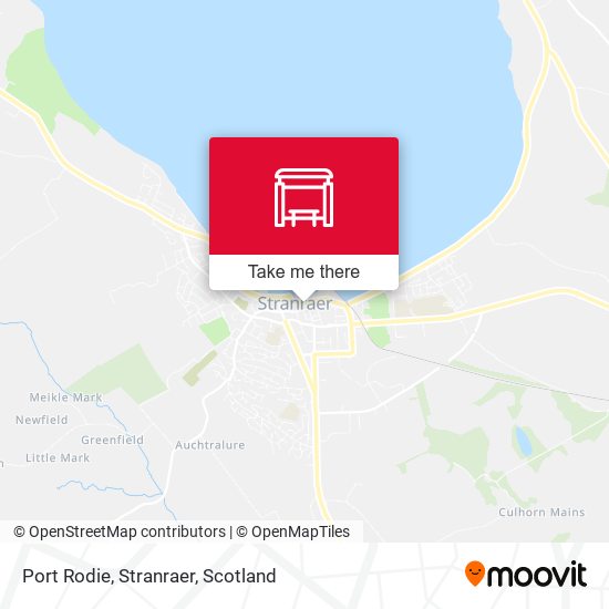 Port Rodie, Stranraer map