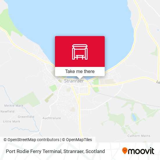 Port Rodie Ferry Terminal, Stranraer map