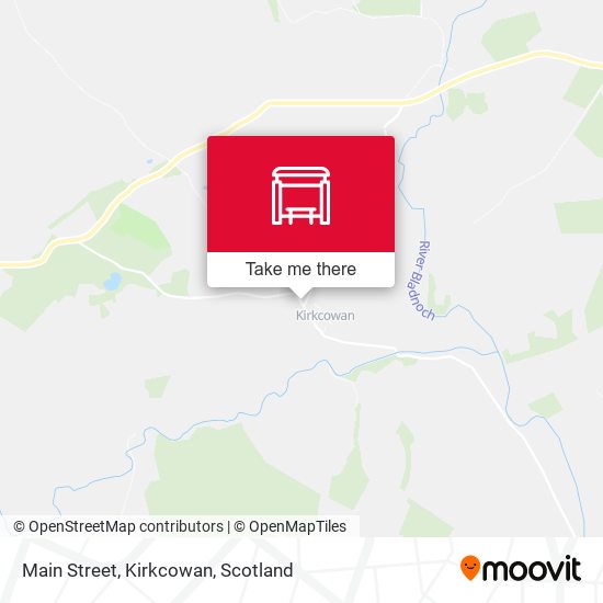 Main Street, Kirkcowan map