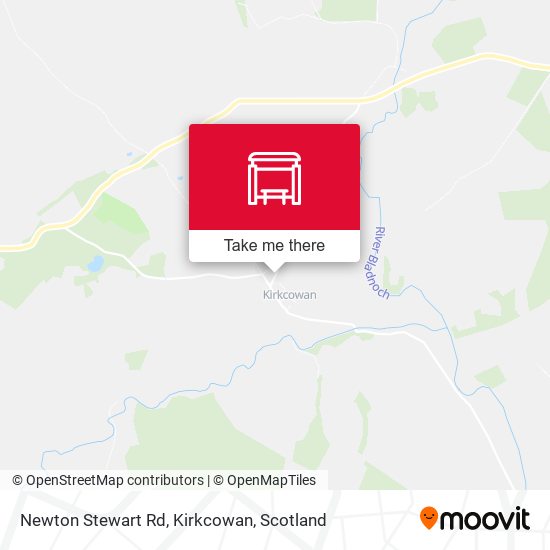 Newton Stewart Rd, Kirkcowan map