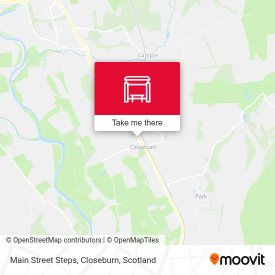 Main Street Steps, Closeburn map