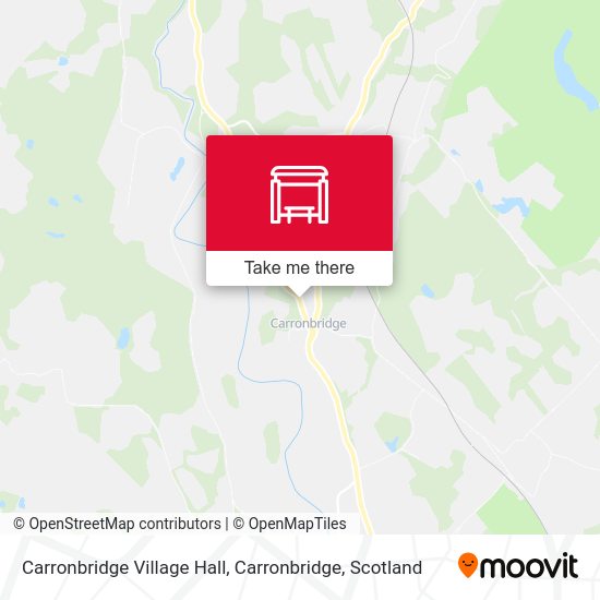 Carronbridge Village Hall, Carronbridge map