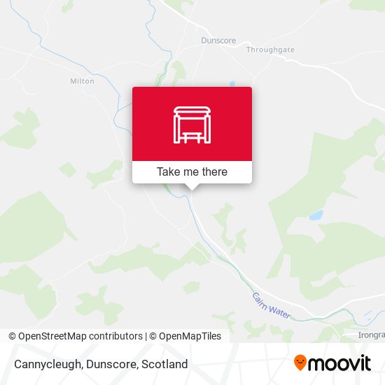 Cannycleugh, Dunscore map