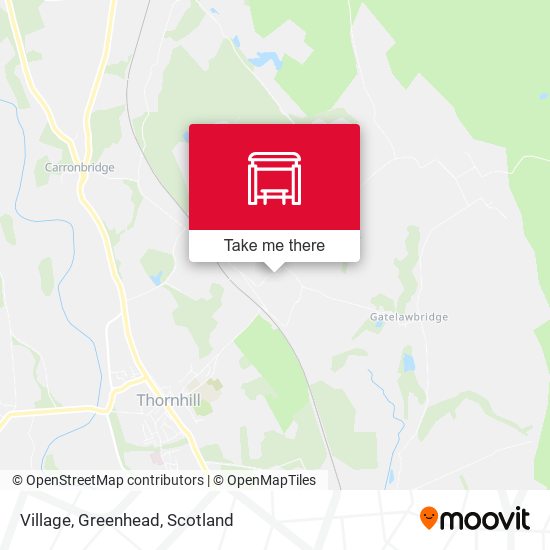 Village, Greenhead map