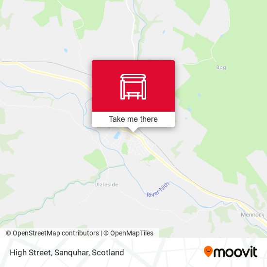 High Street, Sanquhar map