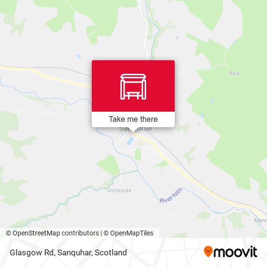 Glasgow Rd, Sanquhar map