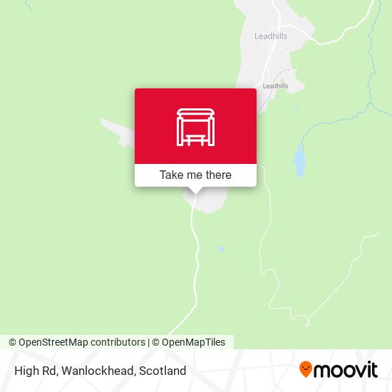 High Rd, Wanlockhead map