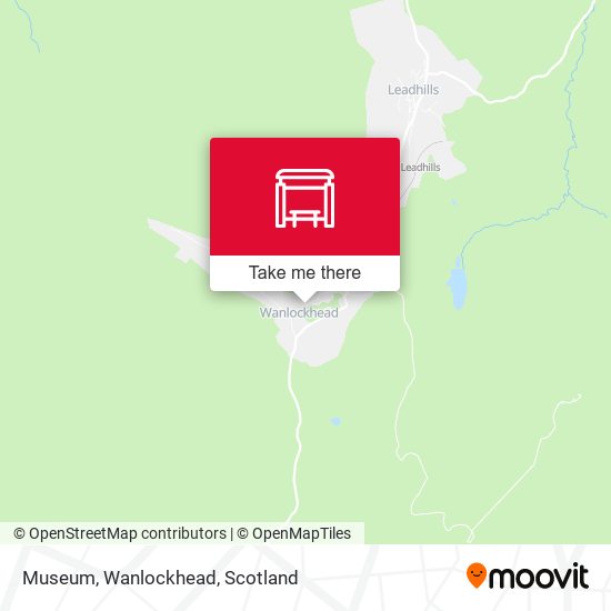Museum, Wanlockhead map