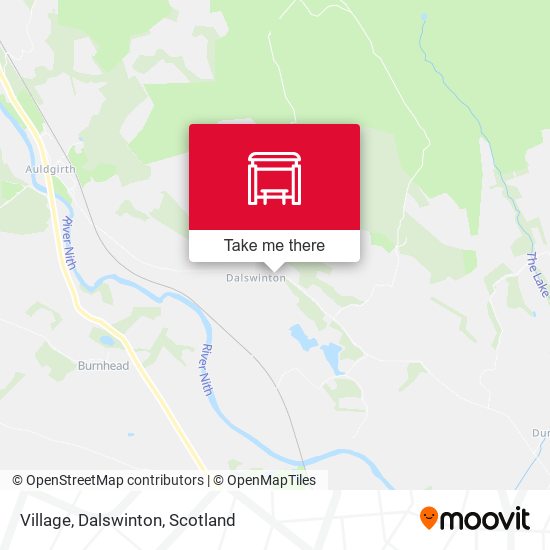 Village, Dalswinton map