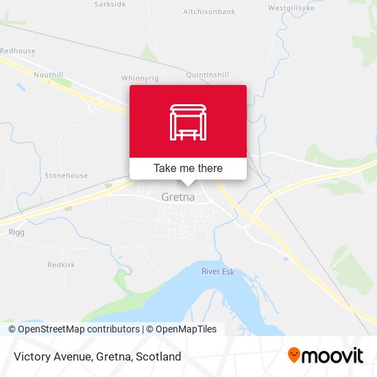 Victory Avenue, Gretna map