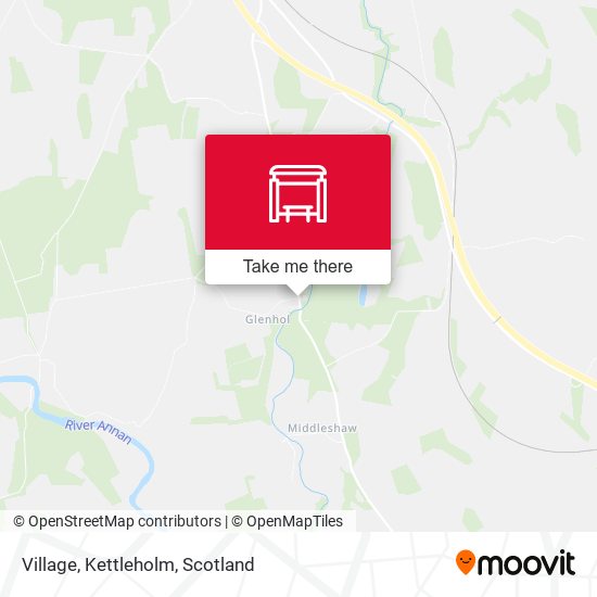 Village, Kettleholm map
