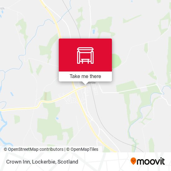Crown Inn, Lockerbie map