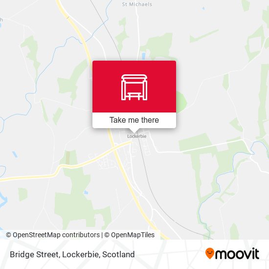 Bridge Street, Lockerbie map