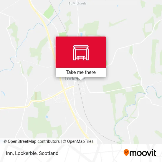 Inn, Lockerbie map